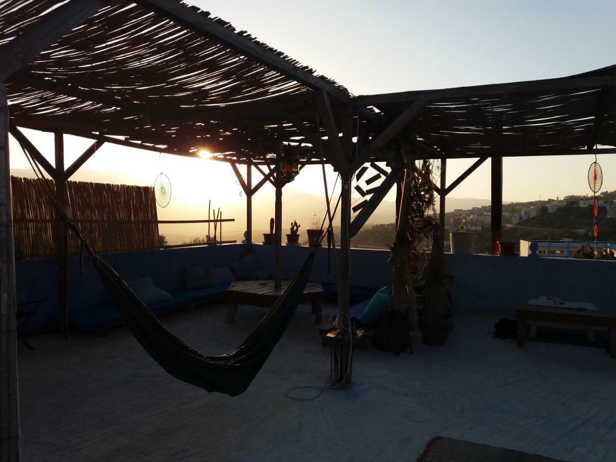 Alibaba Apartment Hostel Bamboo Rooftop Room Chefchaouen Exterior foto